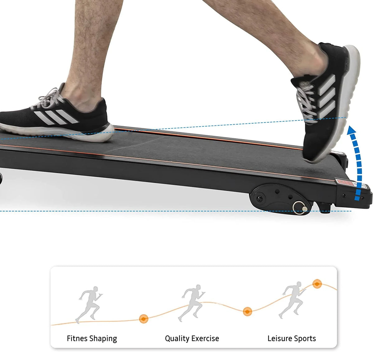 Folding Treadmill with Bluetooth and Incline O39580