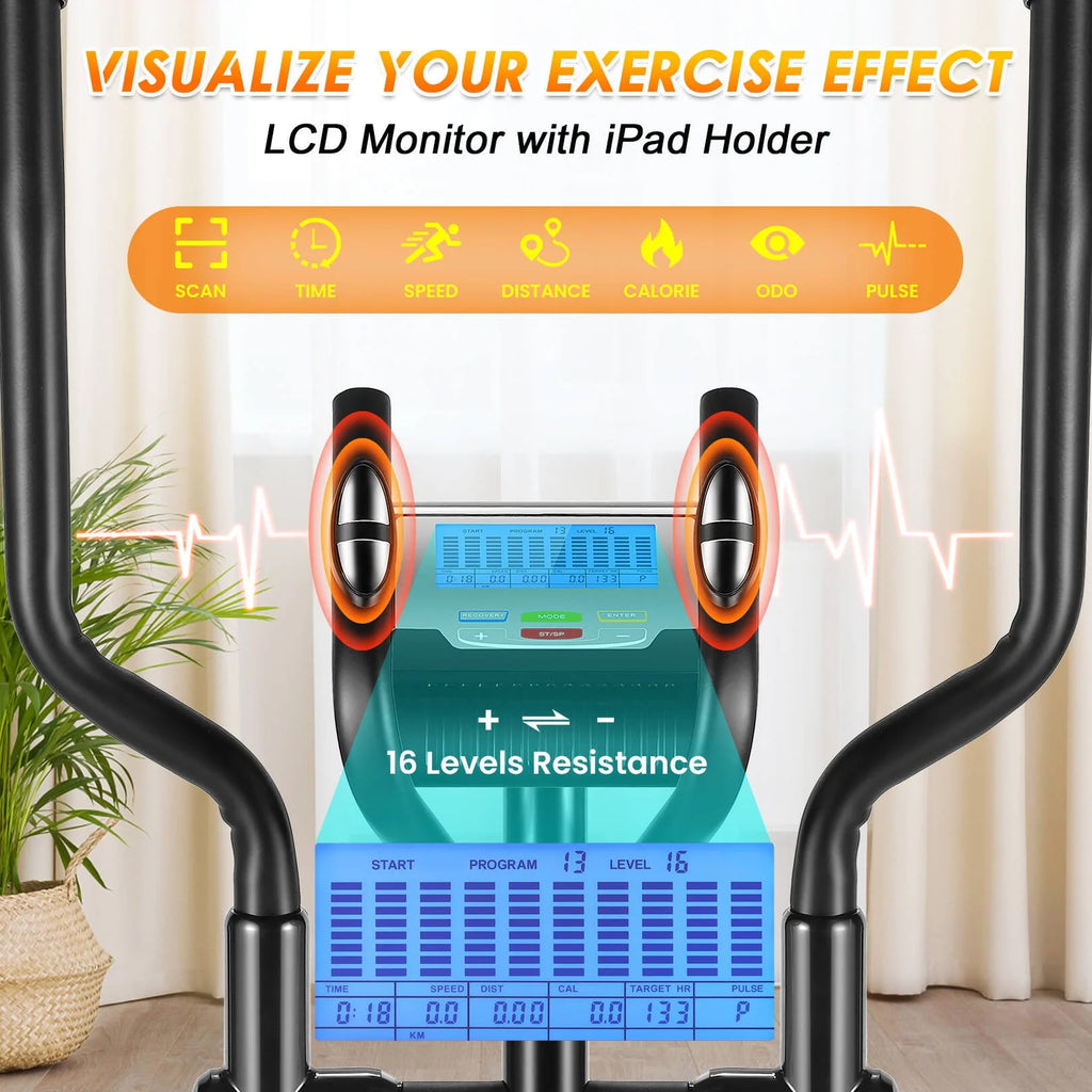 Elliptical Machine with 16 Levels Magnetic Resistance I78823
