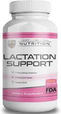 Lactation Support Capsules with 7 Vitamins and 9 Organic Herbs, 120 capsules A321