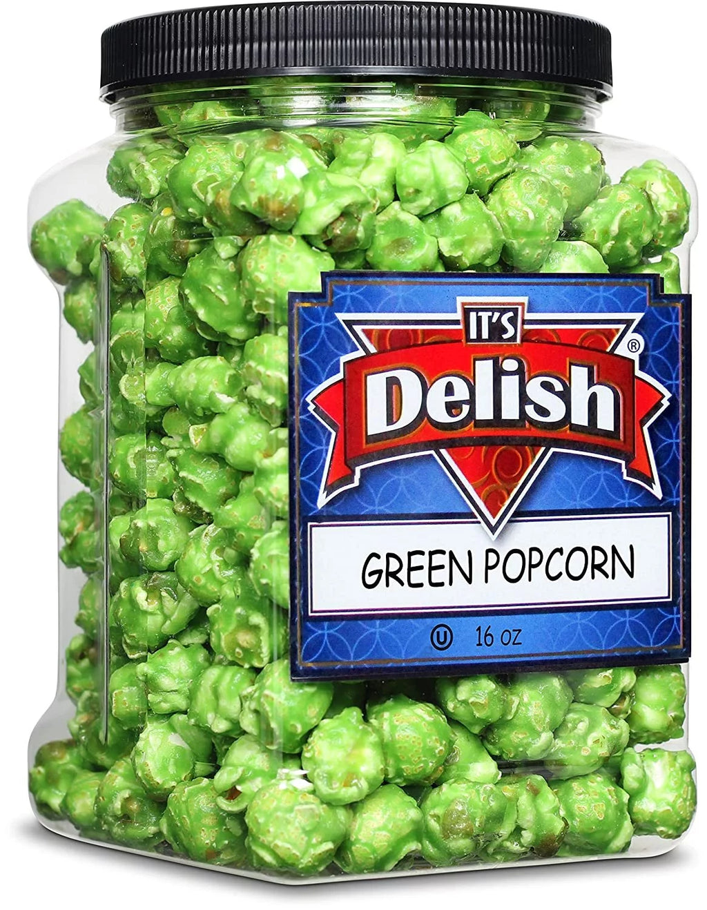 Green Apple Flavored Popcorn 16 Oz Gluten Free Vegan Kosher B55255