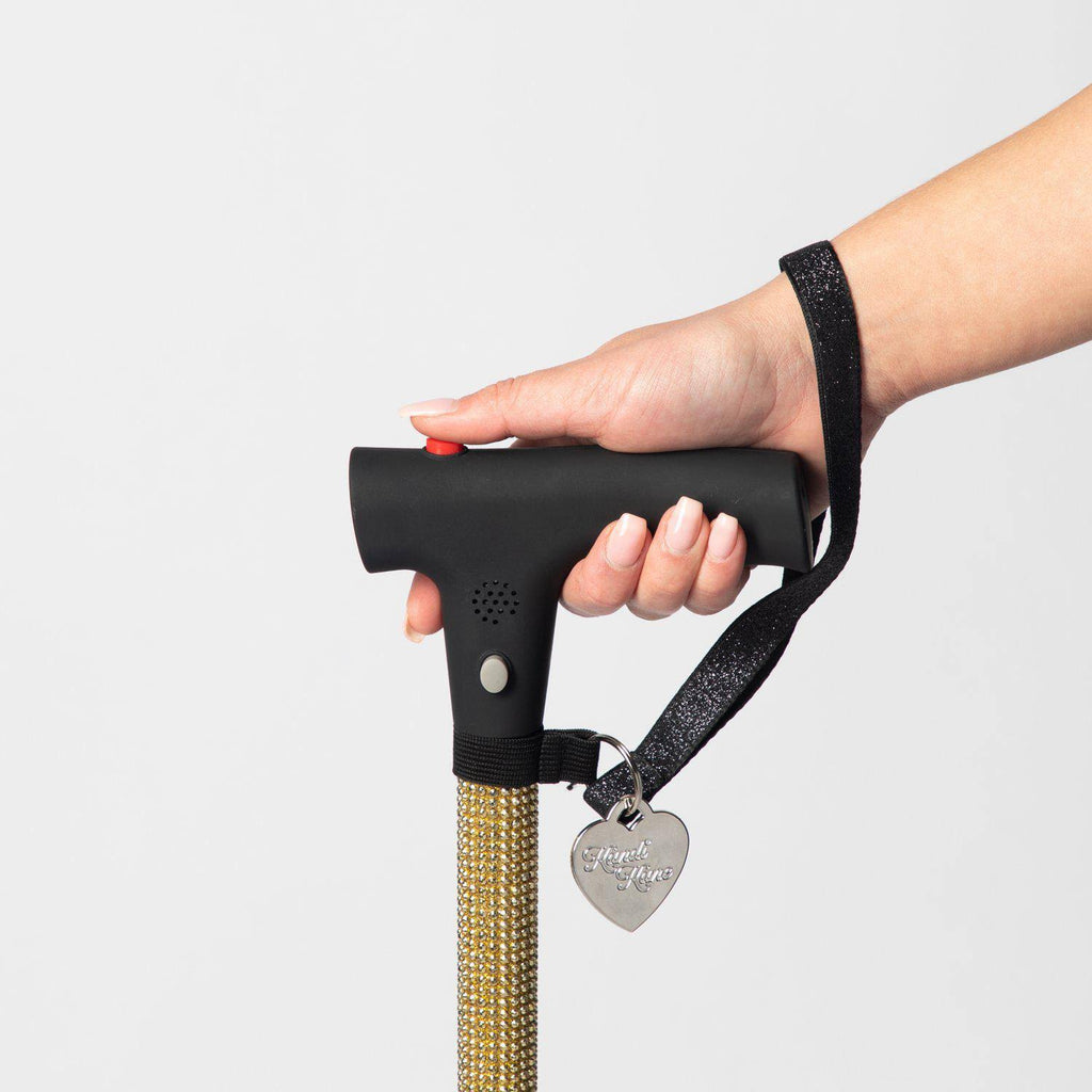 Gold Personal Safety Cane P352481
