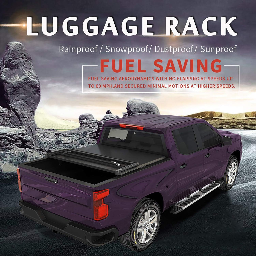 Soft Tri Fold Truck Bed Tonneau Cover for Jeep Gladiator JT Pickup L80421