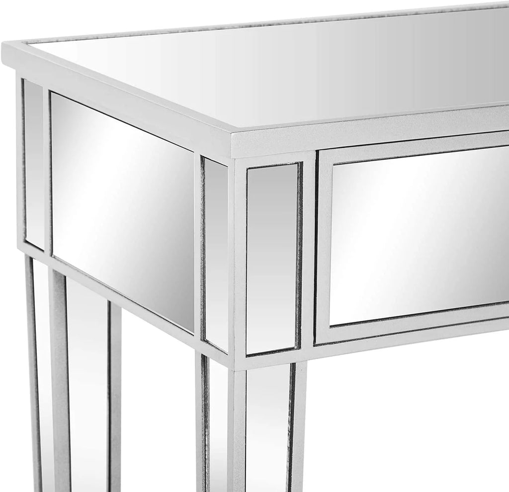 Mirrored Console Table with 2 Drawers M61701
