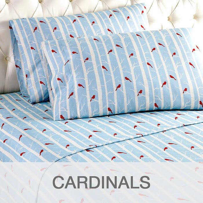 Micro Flannel Sheet Set Blue King T681294