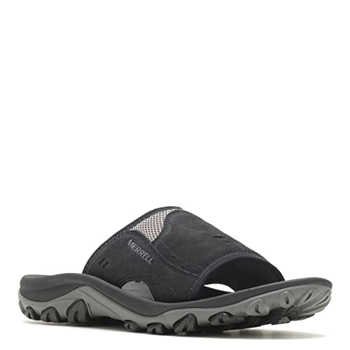 Leather Slide Sandal V8093