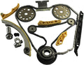Timing Chain Kit with Tensioner Guide Rail Crank Sprocket H37162