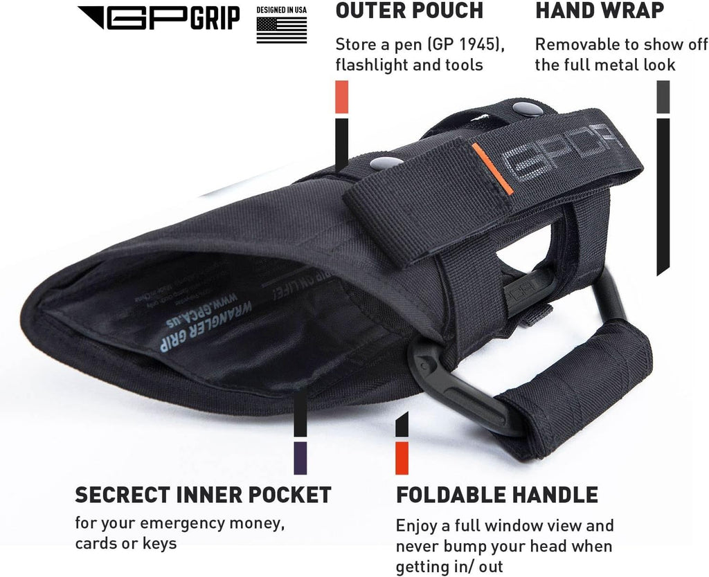 Black Grab Handle Pair for Wrangler U8163