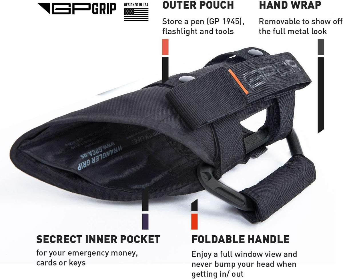 Black Grab Handle Pair for Wrangler U8163