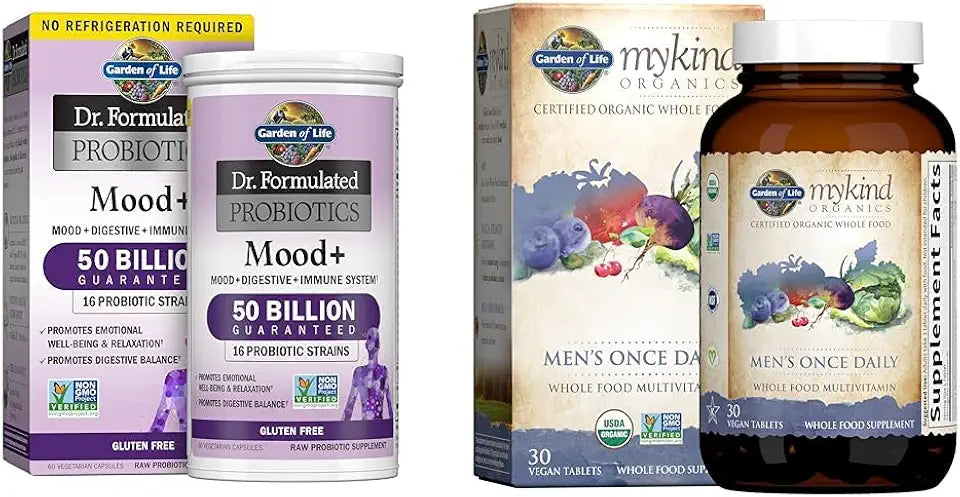 Probiotic Supplement and Multivitamin Tablets C649
