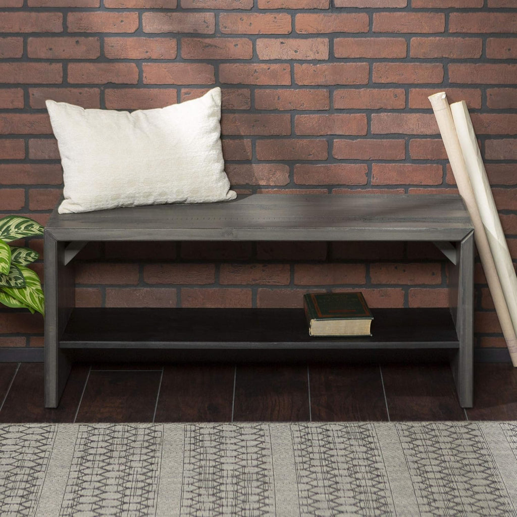 60 Inch Grey Solid Wood TV Stand P297874