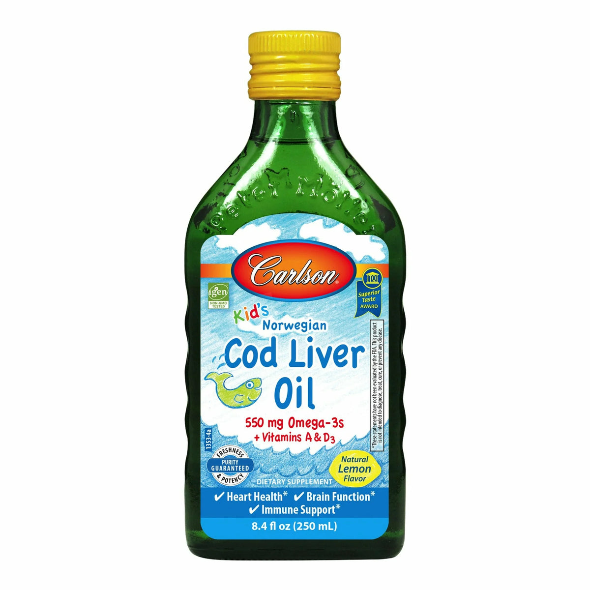 Cod Liver Oil Lemon 250 ml J1400
