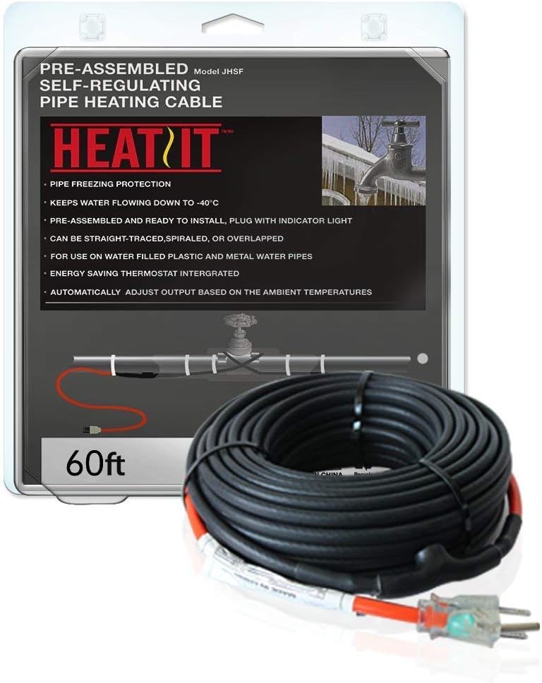 24-feet 120V Self Regulating Pipe Heating Cable M545
