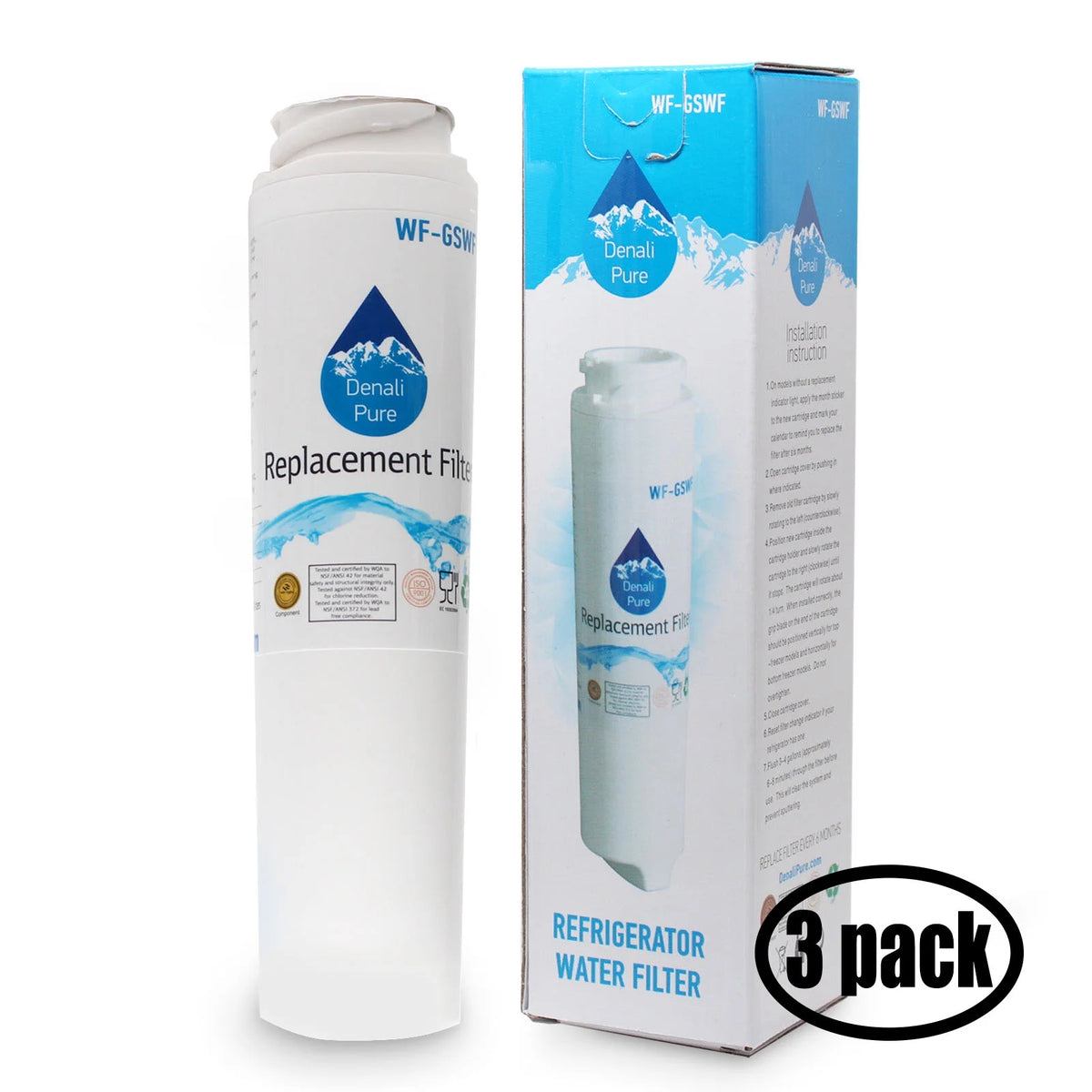 3-Pack Refrigerator Water Filter O253418