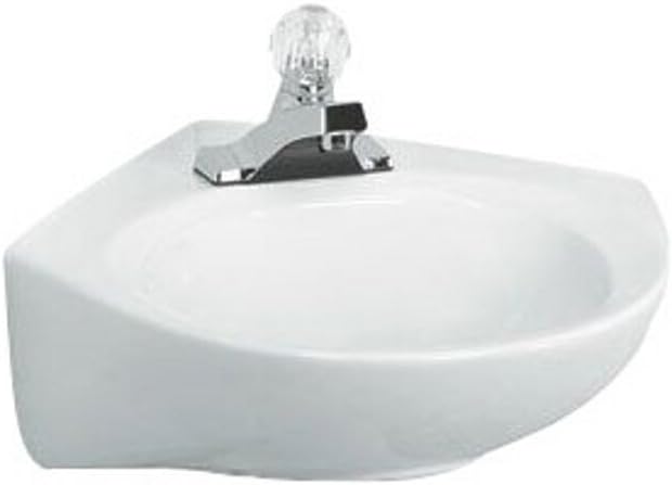 White Wall-Hung Lavatory Sink J968269