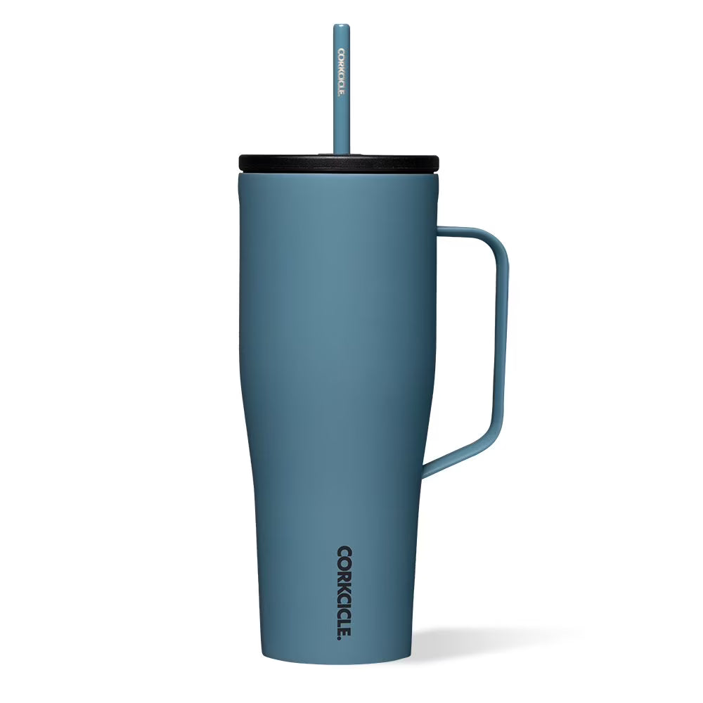 Storm Stainless Steel 30 oz Tumbler with Handle and Straw E7995