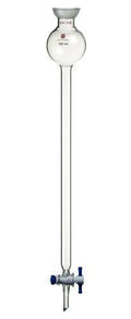 Chromatography Columns with Spherical Joint, Reservoir, and PTFE Stopcock, 500 T493611