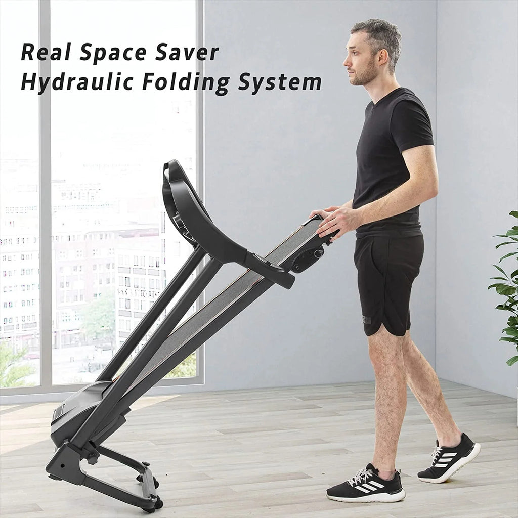 Folding Treadmill with Bluetooth and Incline O39580