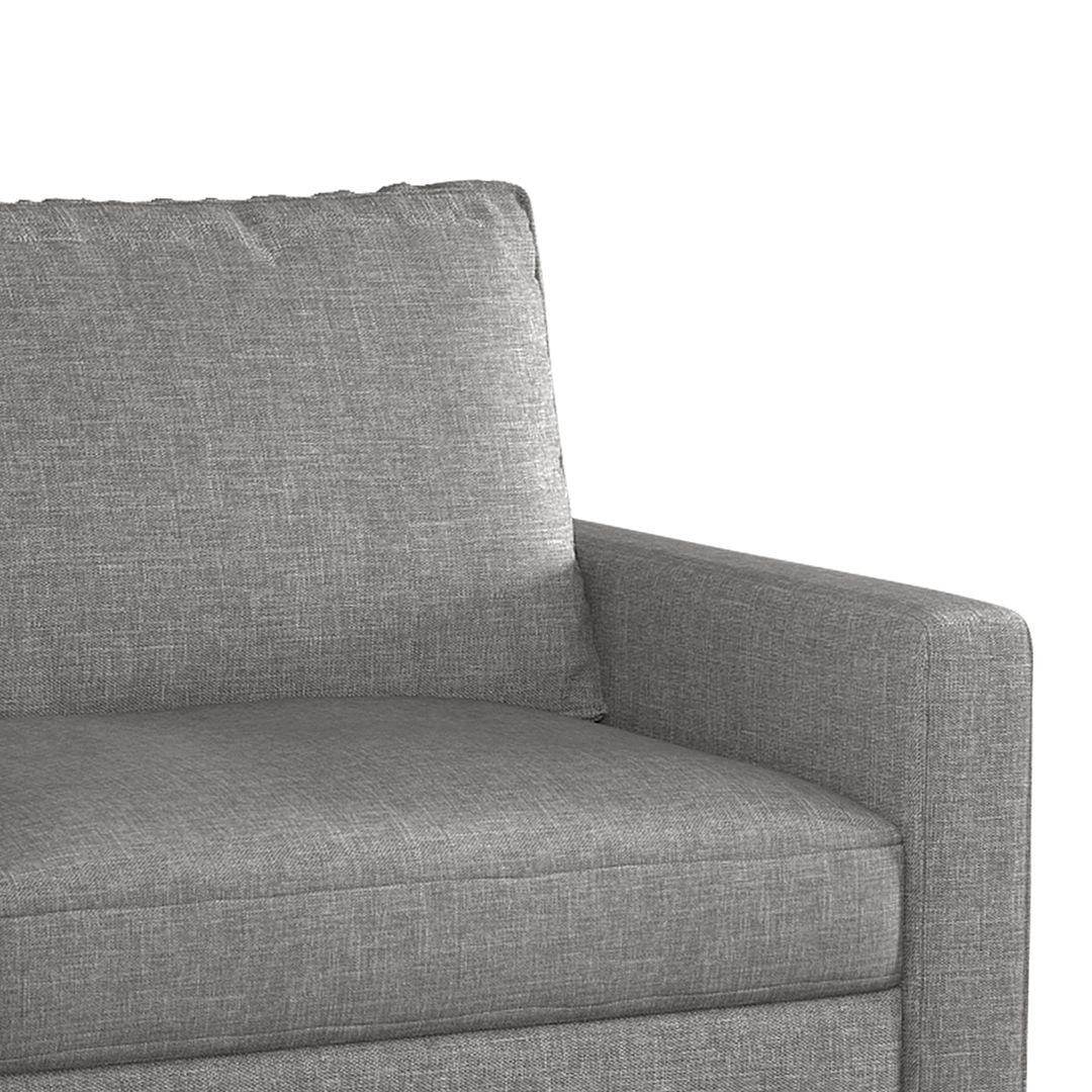 Light Gray Linen Sleeper Sofa V897591