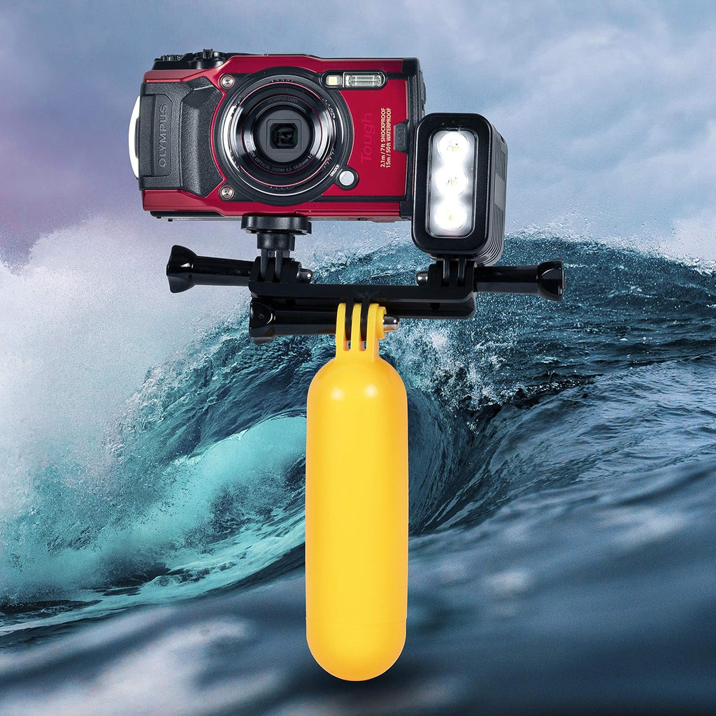 Red Digital Camera with Underwater LED Light and Carrying Case R6891