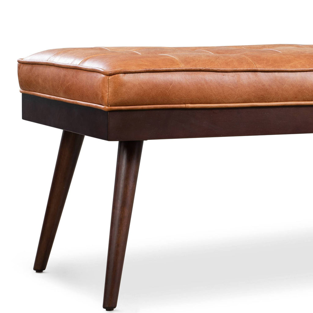 Leather Bench R1357