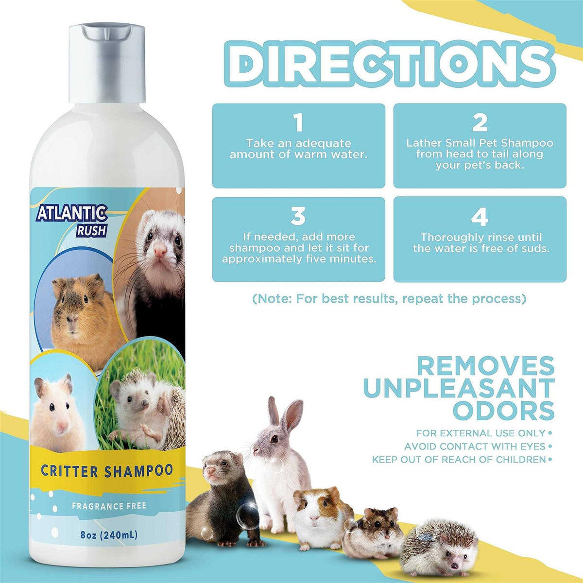 Fragrance Free Small Animal Shampoo 8oz K731
