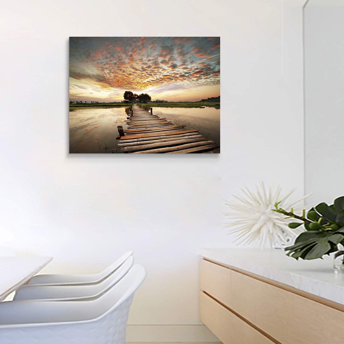 Landscape Art Print on Canvas, 18” x 24” x 1 Panel I192