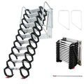 Black-White Al-mg Alloy Wall Mounted Folding Attic Ladder G43400