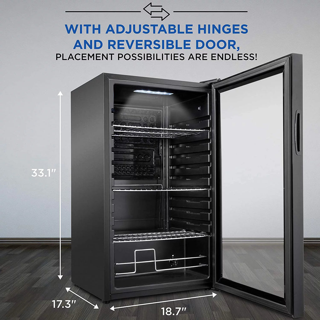 62 Can Beverage Refrigerator Stainless Steel G992
