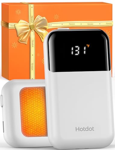 Rechargeable Electric Hand Warmers with Heat Levels and Display S154