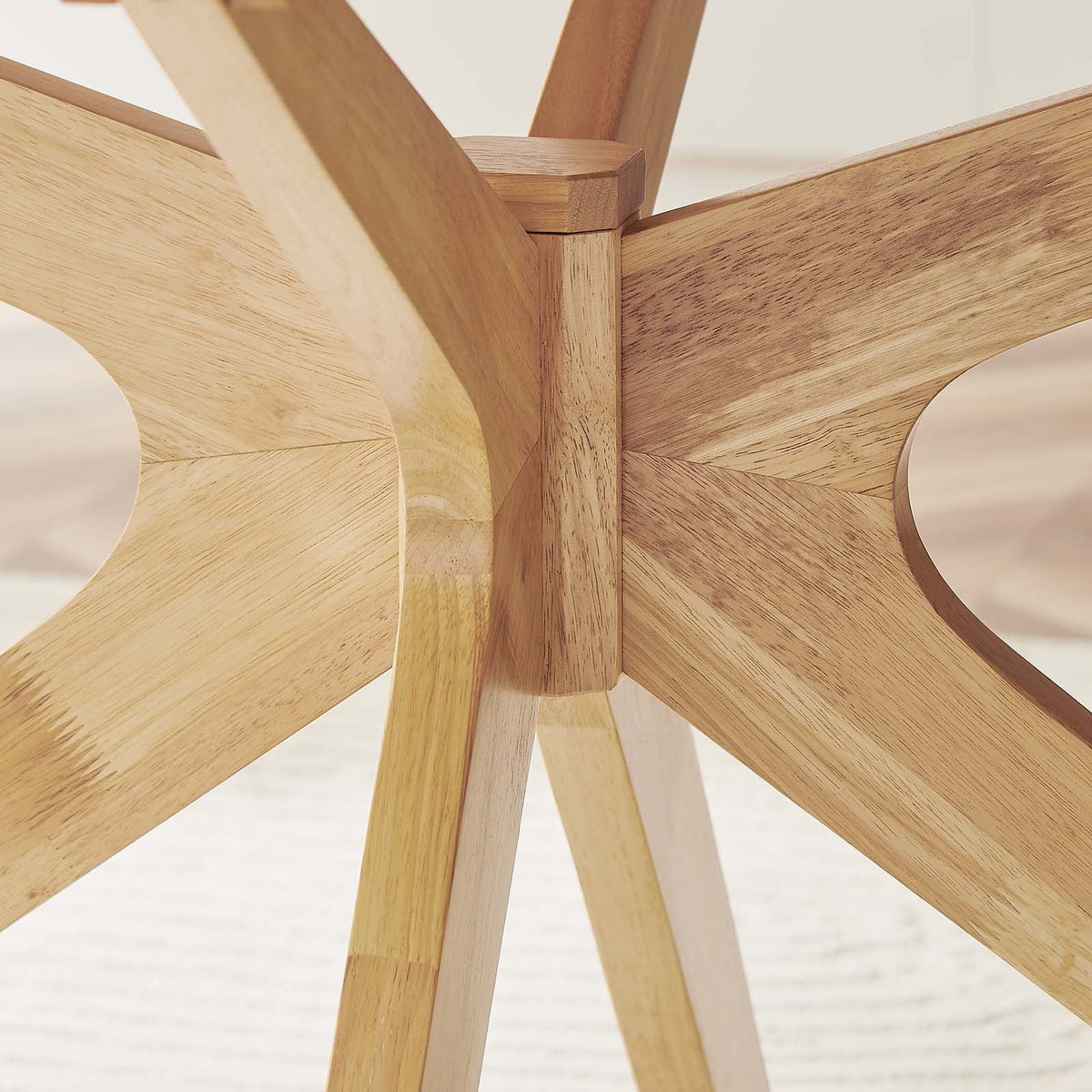 Oak Oval Wood Dining Table T997