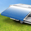 RV Awning Fabric Replacement Waterproof Blue Fade C634288