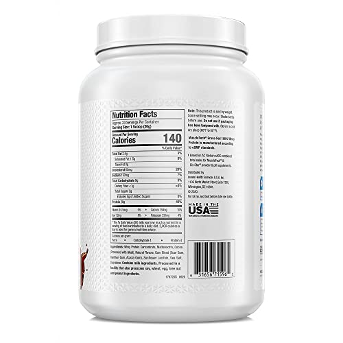 Triple Chocolate & Deluxe Vanilla Whey Protein Powder, 1.8 lbs Each O58568