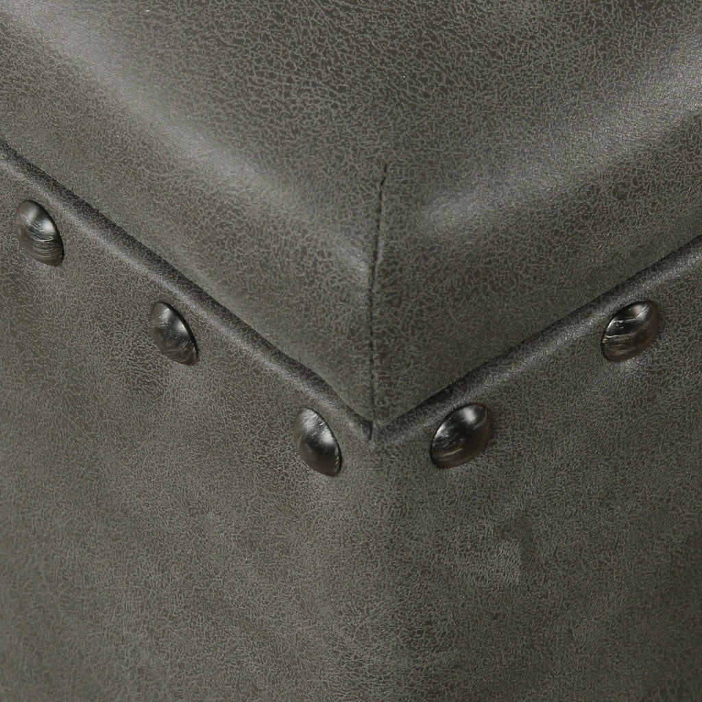 Large Storage Bench with Nailhead Trim A456187