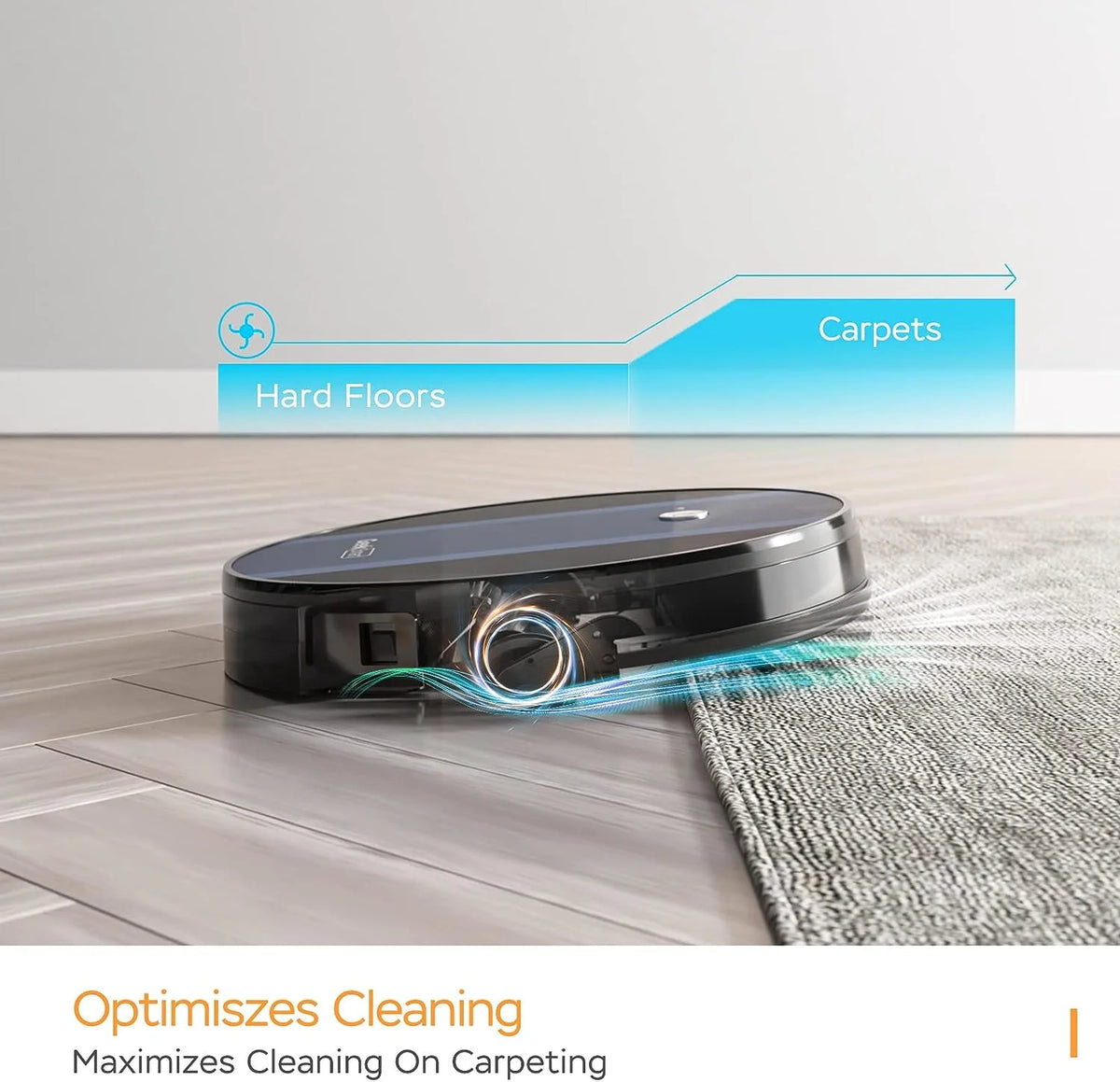 Smart Robot Vacuum Cleaner, Super-Thin, 1800 Pa Suction R81334