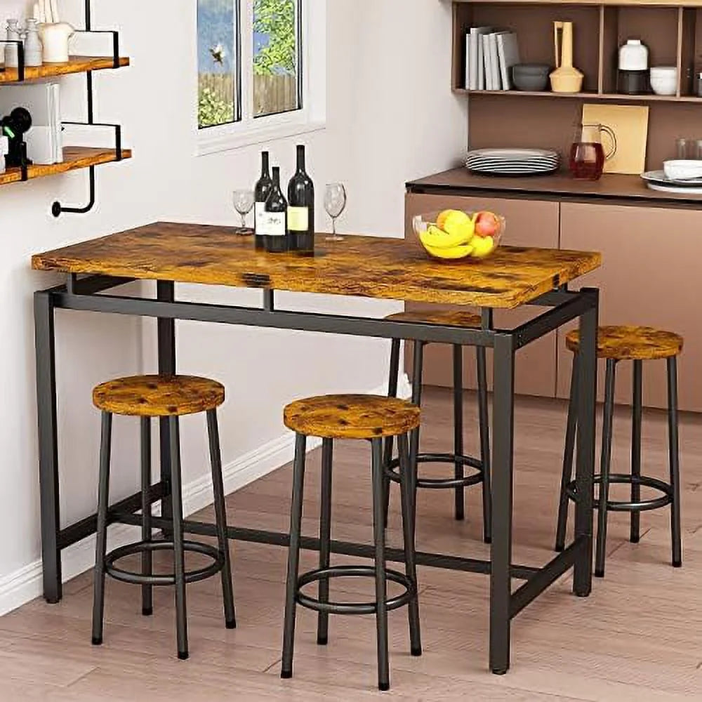 Dining Room Table Set with 2 Benches B58136