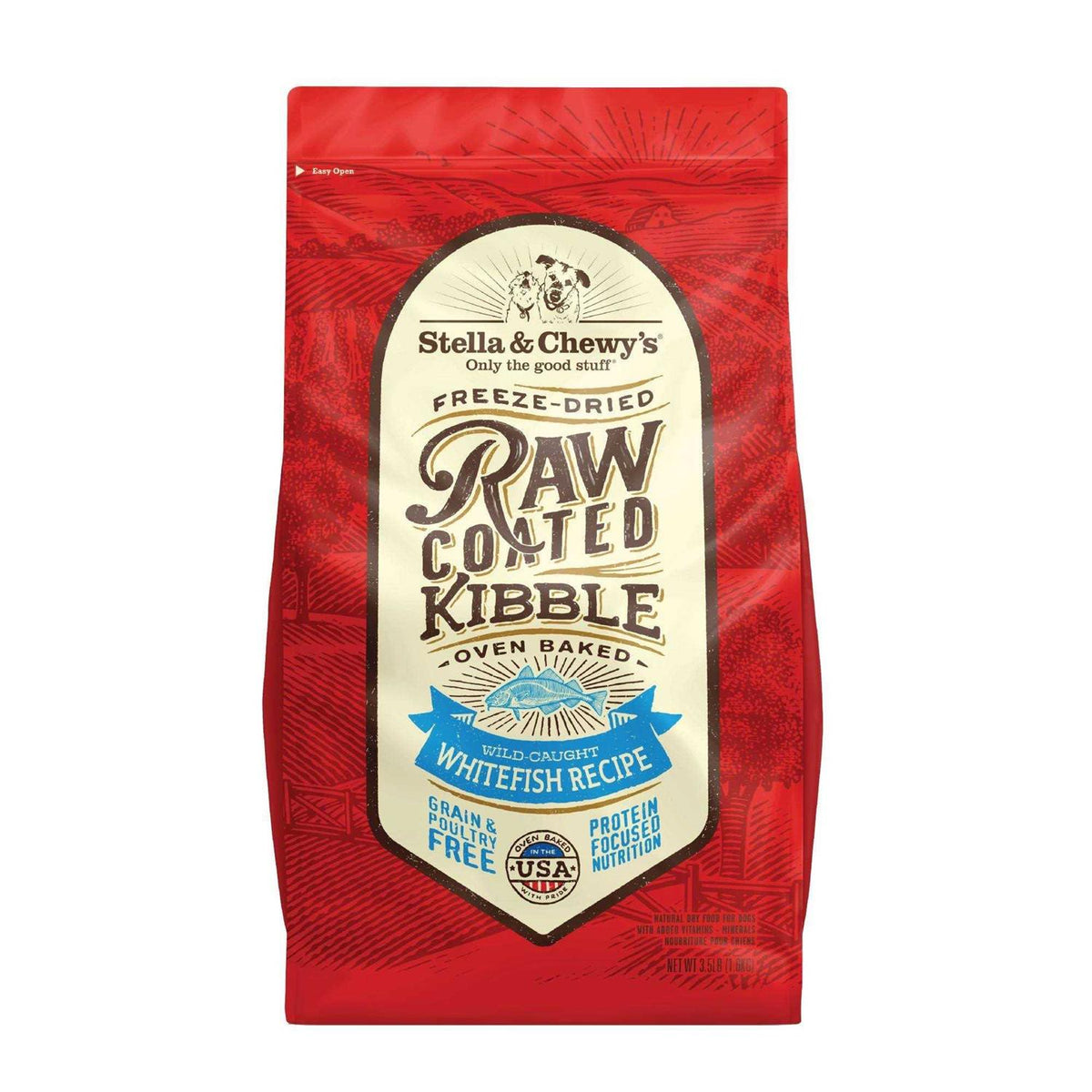 Raw Coated Whitefish Dog Kibble E687