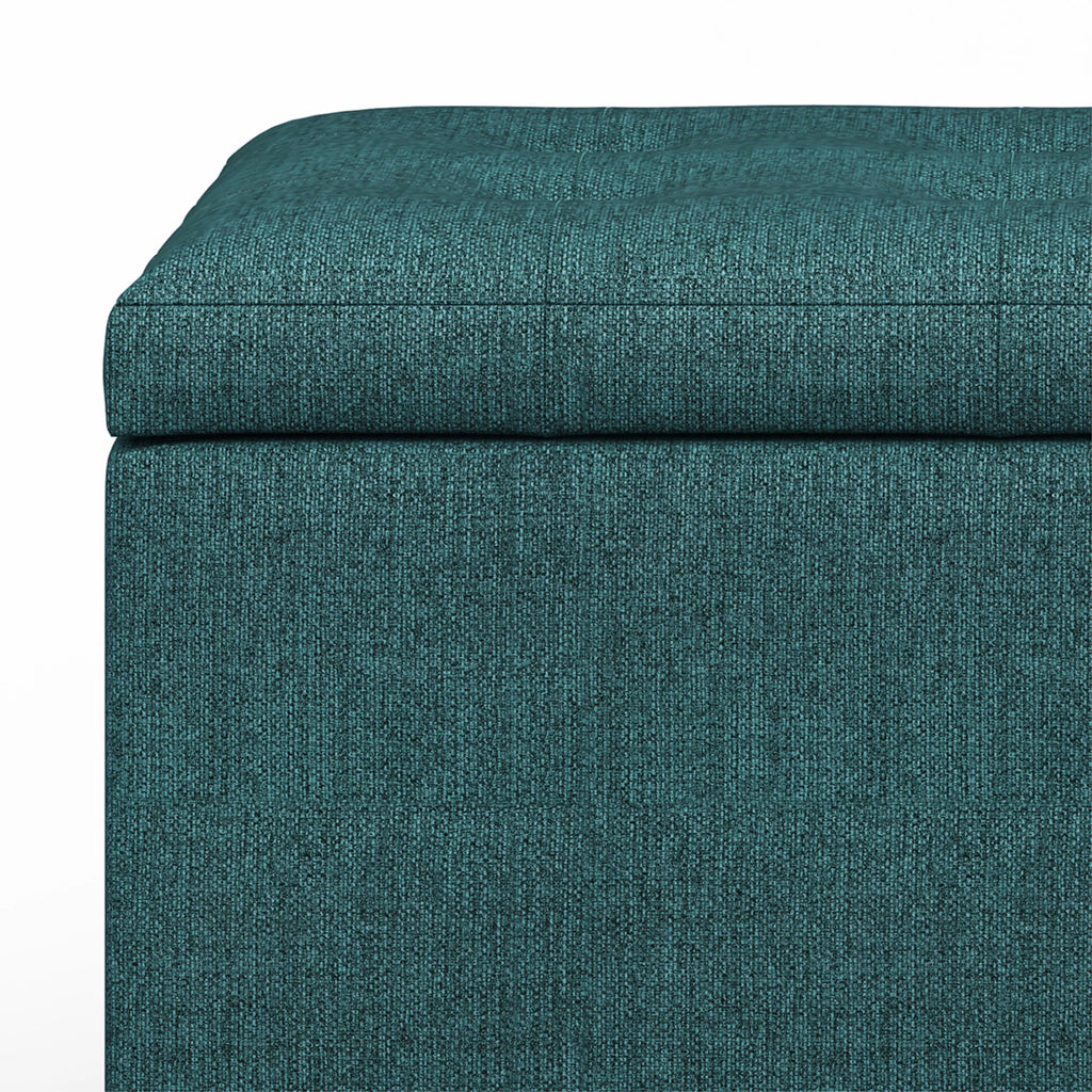 Teal Storage Ottoman Y7320
