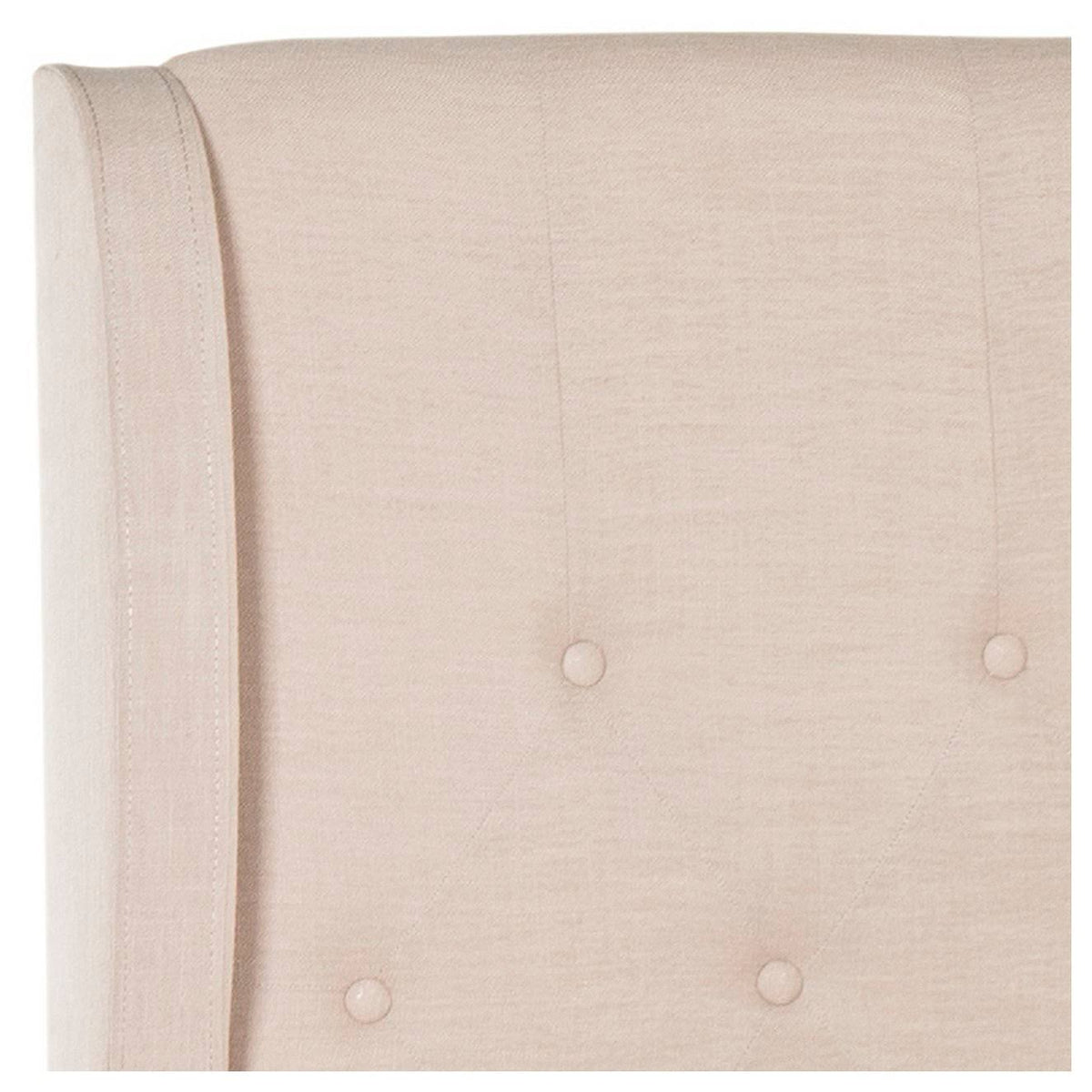 Light Beige Twin Bed Q4964