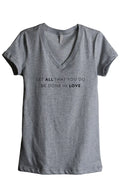 Heather Grey Relaxed V-Neck T-Shirt U639139