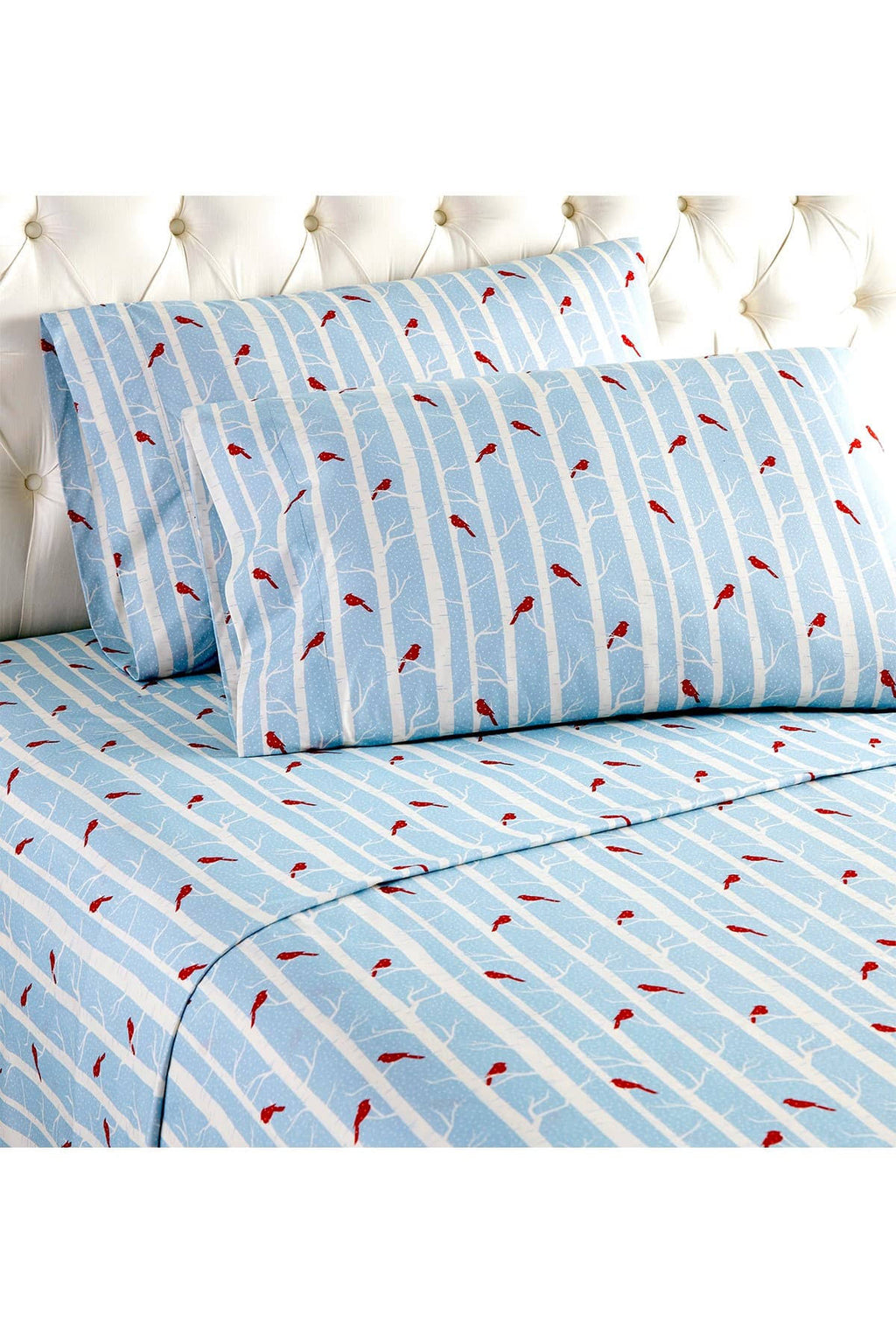 Micro Flannel Sheet Set Blue King T681294
