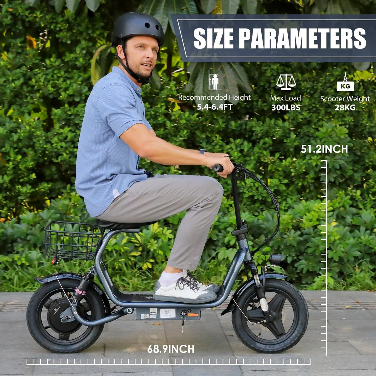 Electric Scooter 500W 25Miles 20Mph White X525