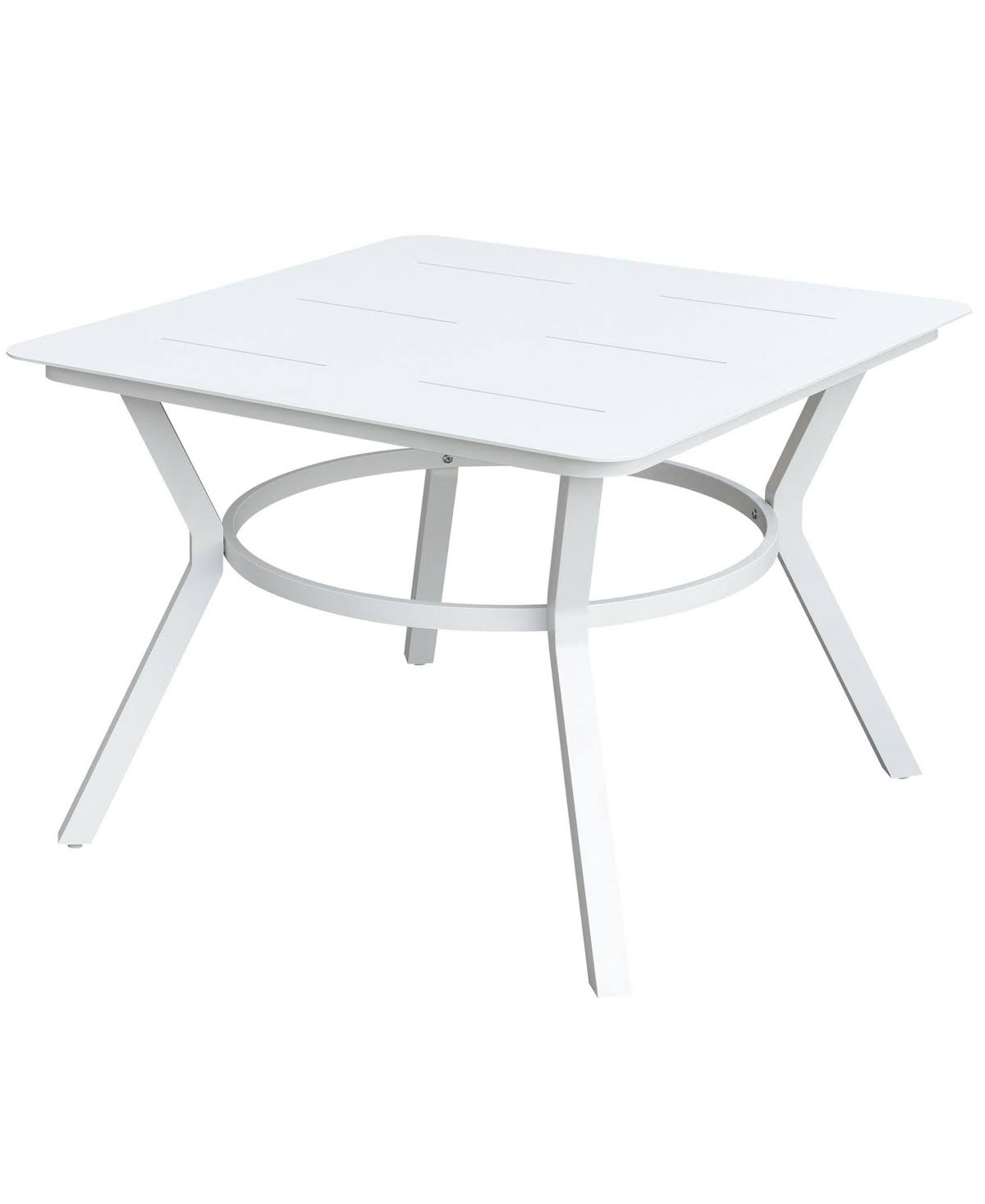 White Square Patio Table V197191