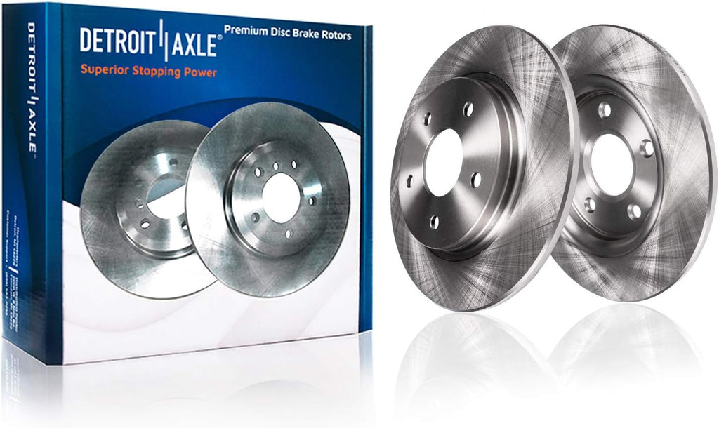 Front and Rear Disc Rotors + Brake Pads J167158