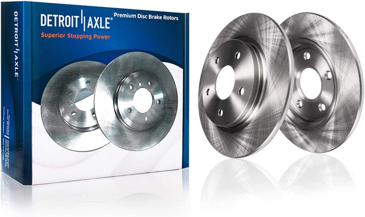 Front and Rear Disc Rotors + Brake Pads J167158