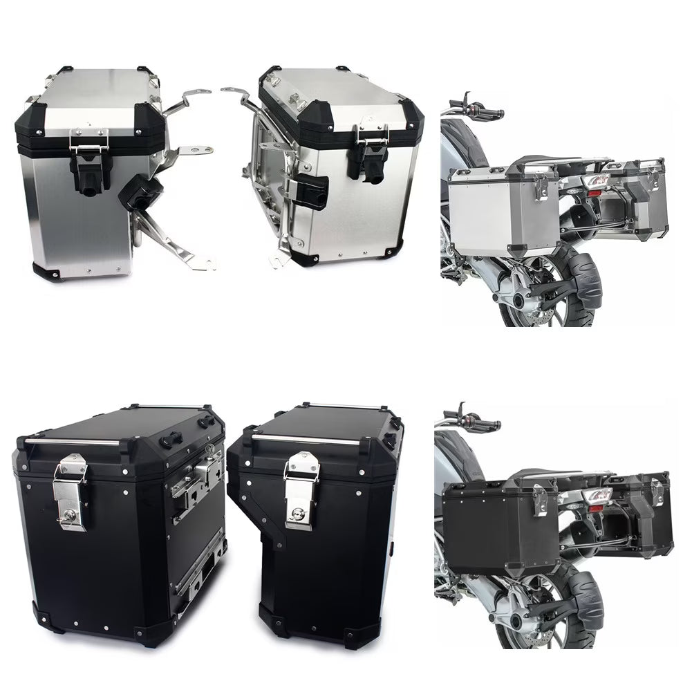 110L Aluminum Panniers Side Boxes C8254