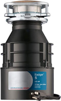 Black 1/2 HP Continuous Feed Garbage Disposal D67661