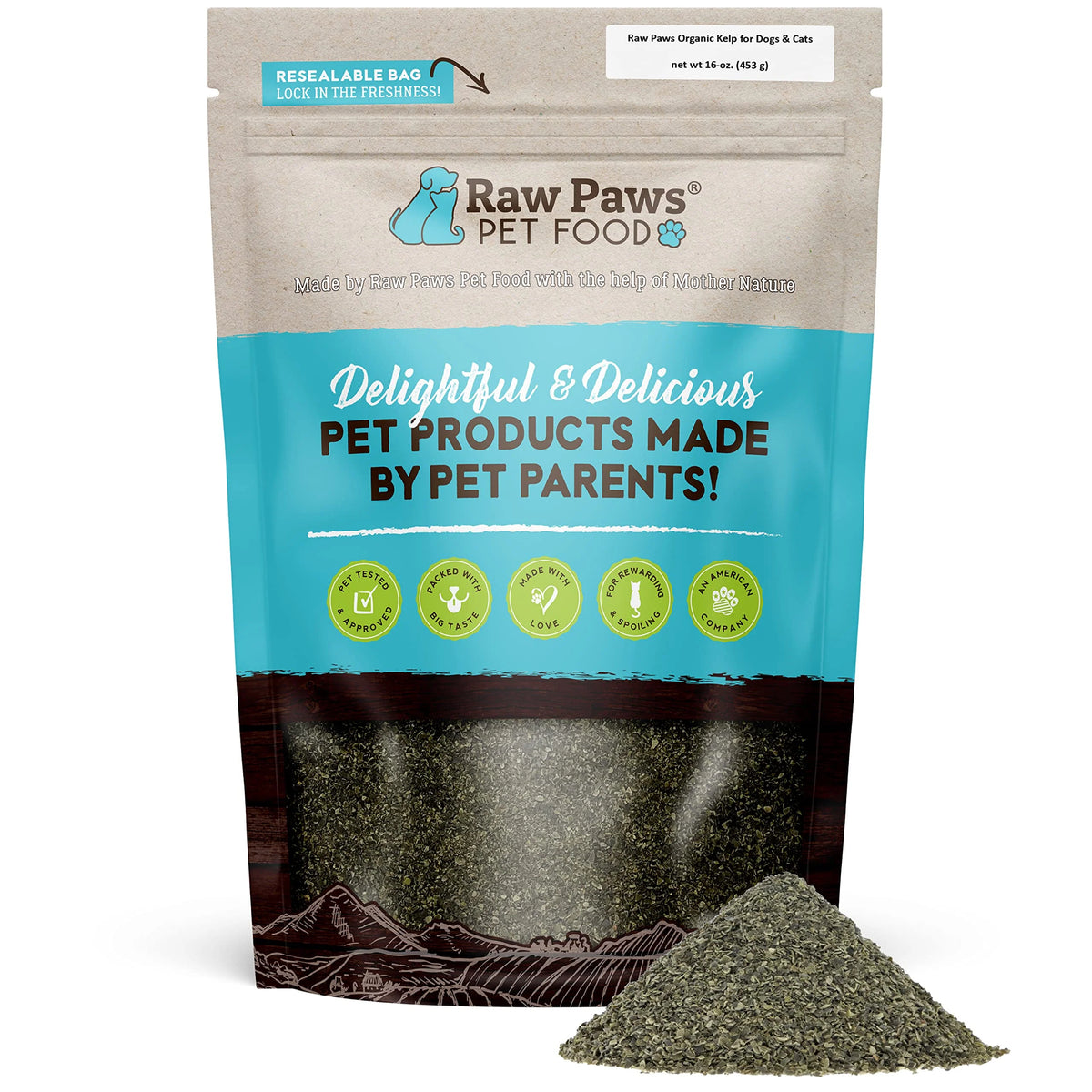 Organic Kelp Powder for Dogs & Cats 16-oz E809748