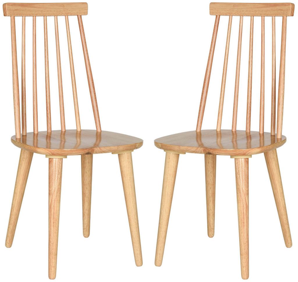 Natural Spindle Side Chair, Set of 2 Y885