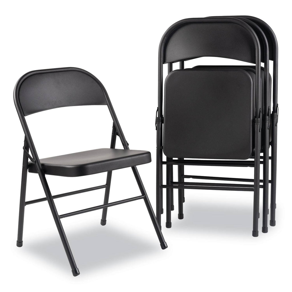 Steel Folding Chair, Graphite, 4/carton G407