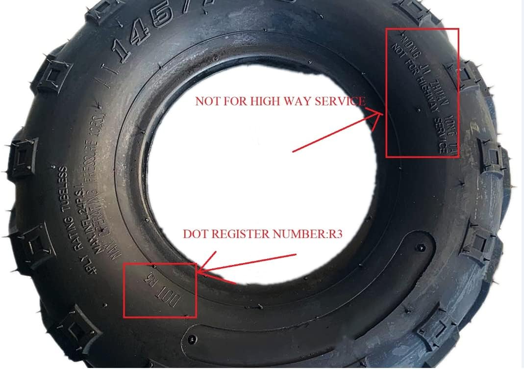 2pcs 15x6.00-6 4PLY Turf Lawn Mower Tires V5201